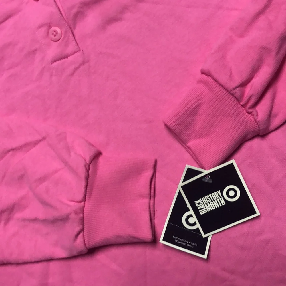 Target 🐠 Pink Unity Abundance Graphic Logo Tee Shirt Dress Size XS | NWT - Picture 3 of 7